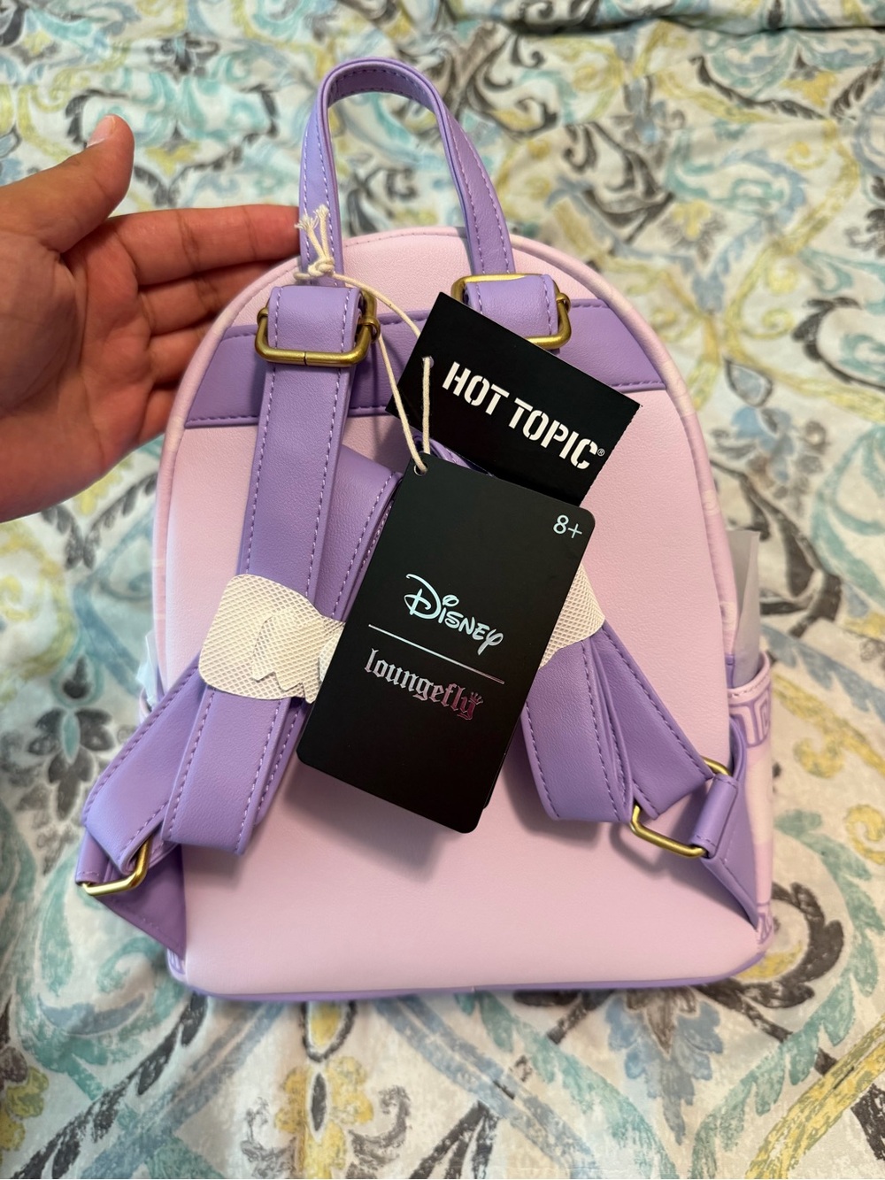 Loungefly Disney Megara Lavender Mini Backpack - Picture 2 of 3